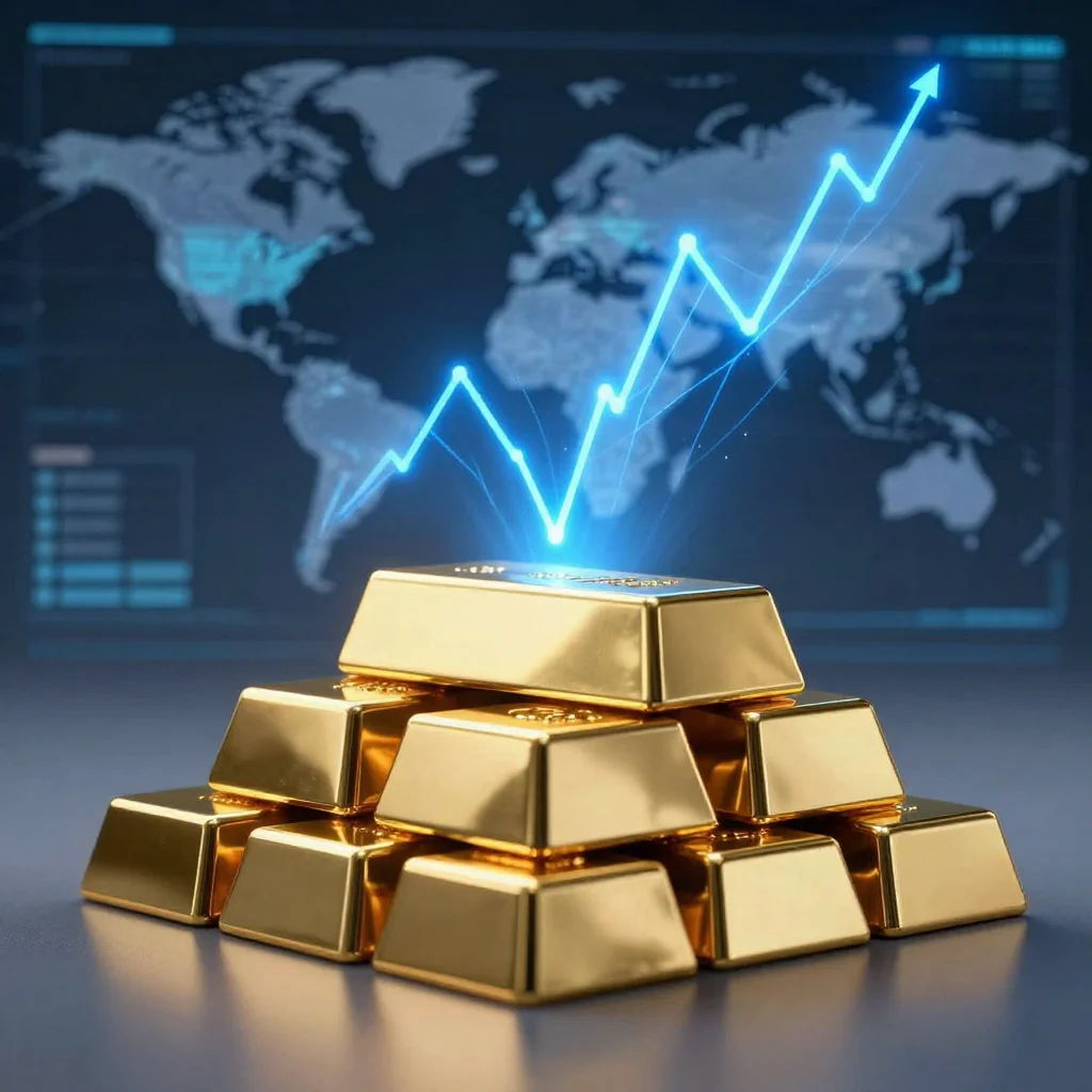 Melihat Efek Suku Bunga The Fed pada Harga Emas Global